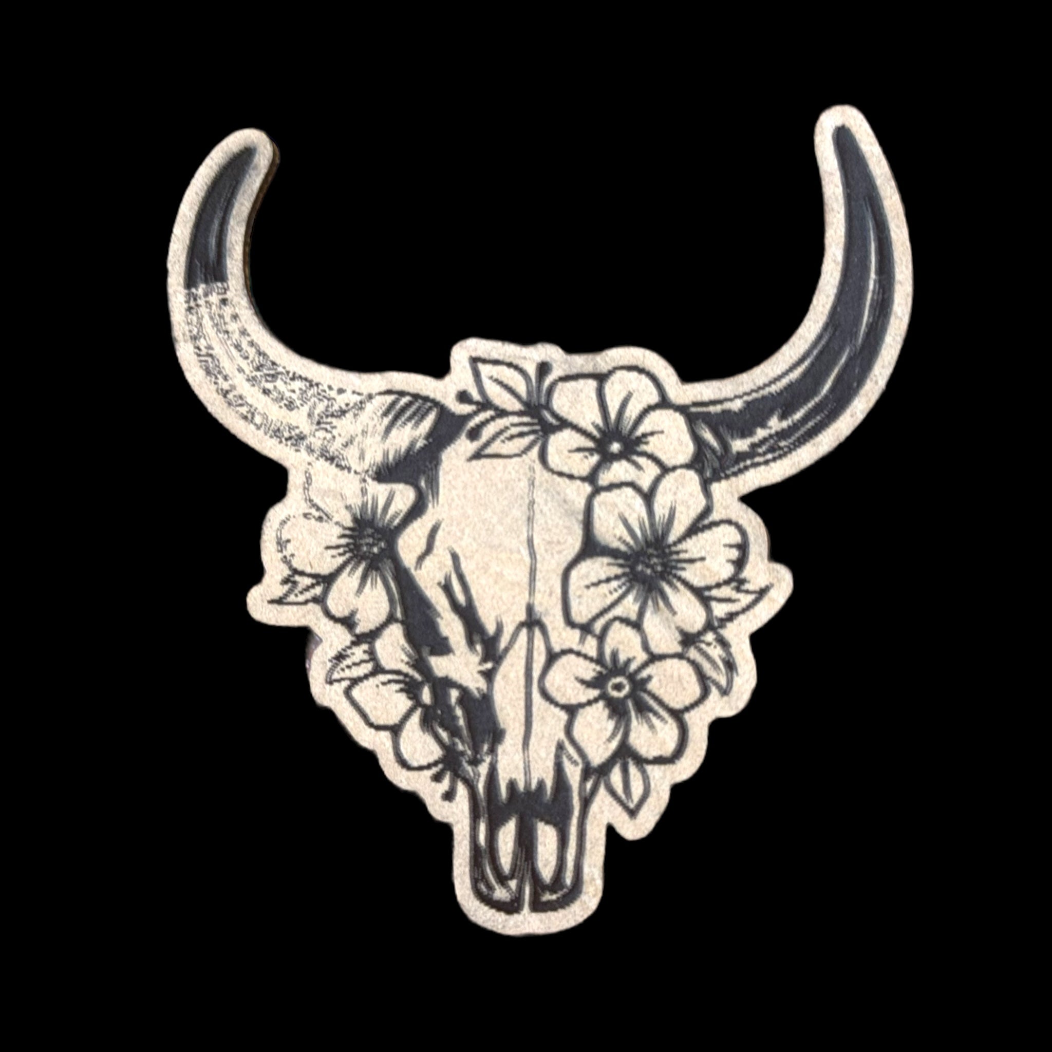 Longhorn Heart Decoration Cowboy Hat Brown main image 1