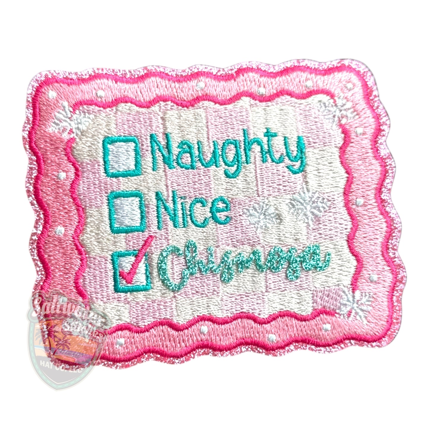 Naughty Nice Chismosa Embroidered