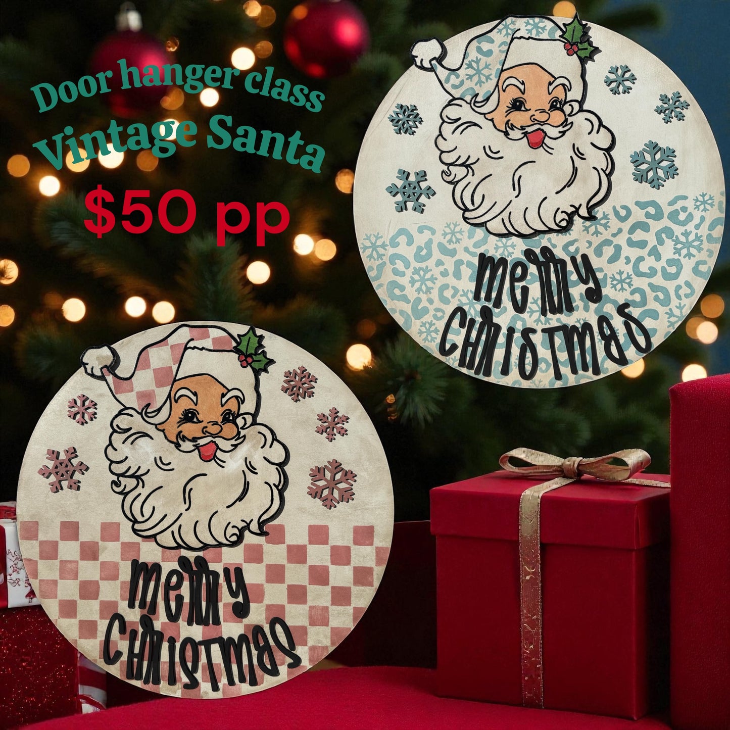 DIY vintage Santa class