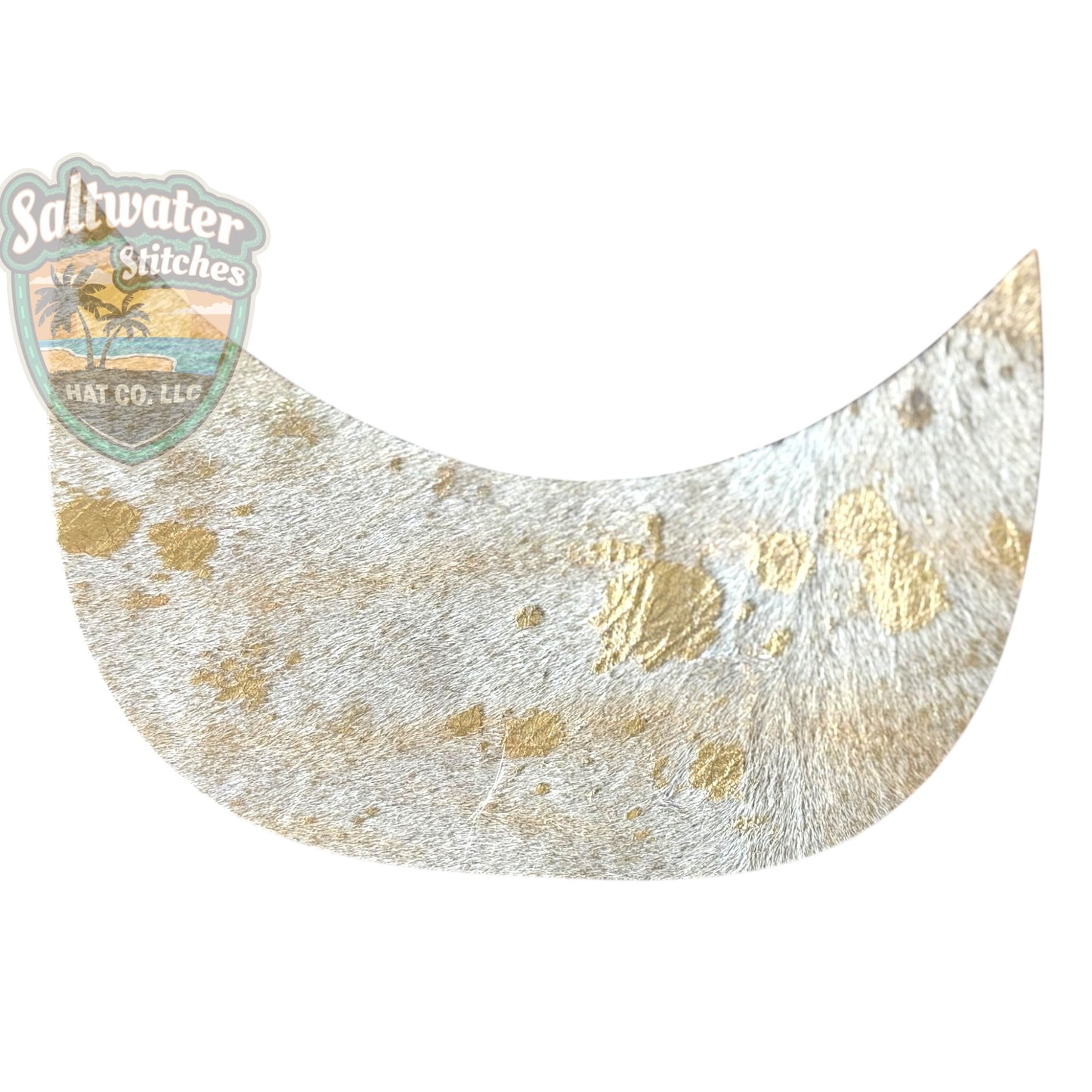 GOLD Cowhide Brims