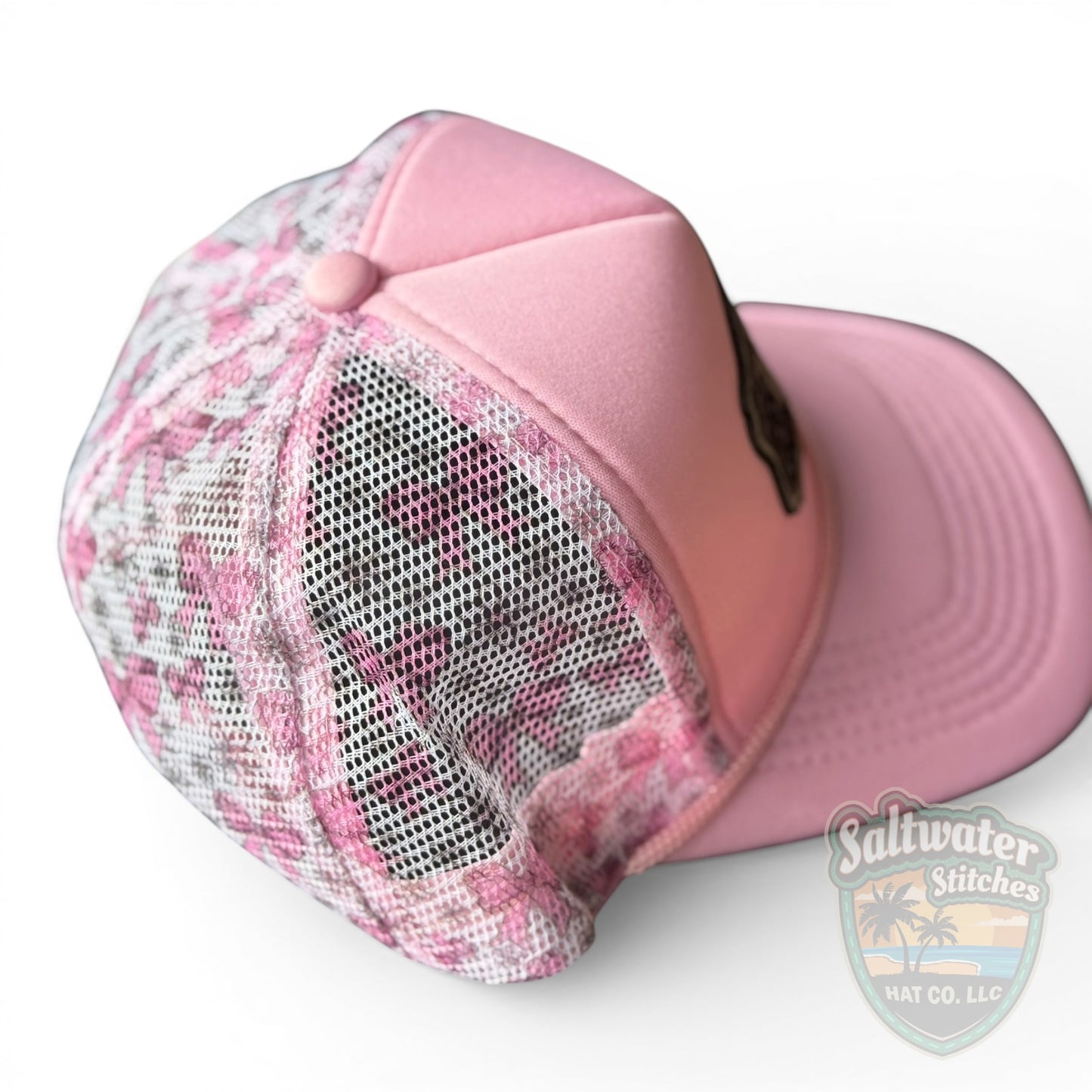Pink Desert Cowgirl Foam Trucker Hat