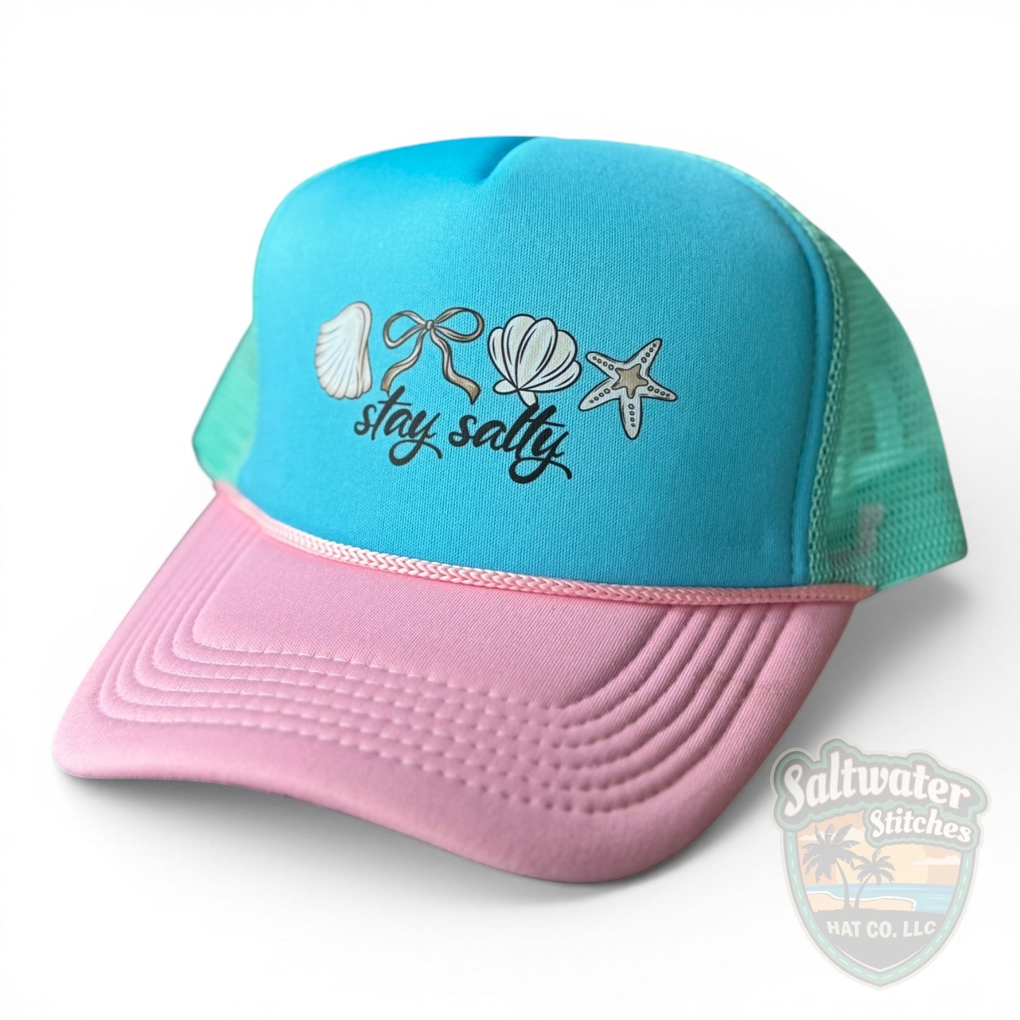 Stay Salty Foam Trucker Hat – Coastal Beach Babe Hat