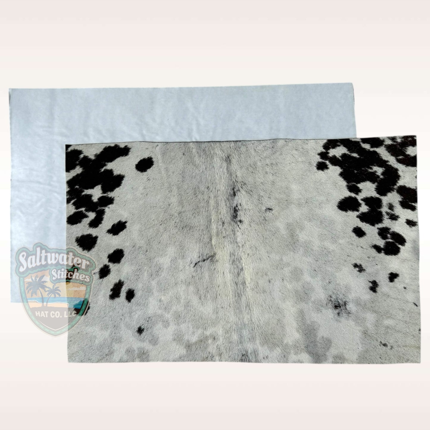 Black & White Cowhide Panel