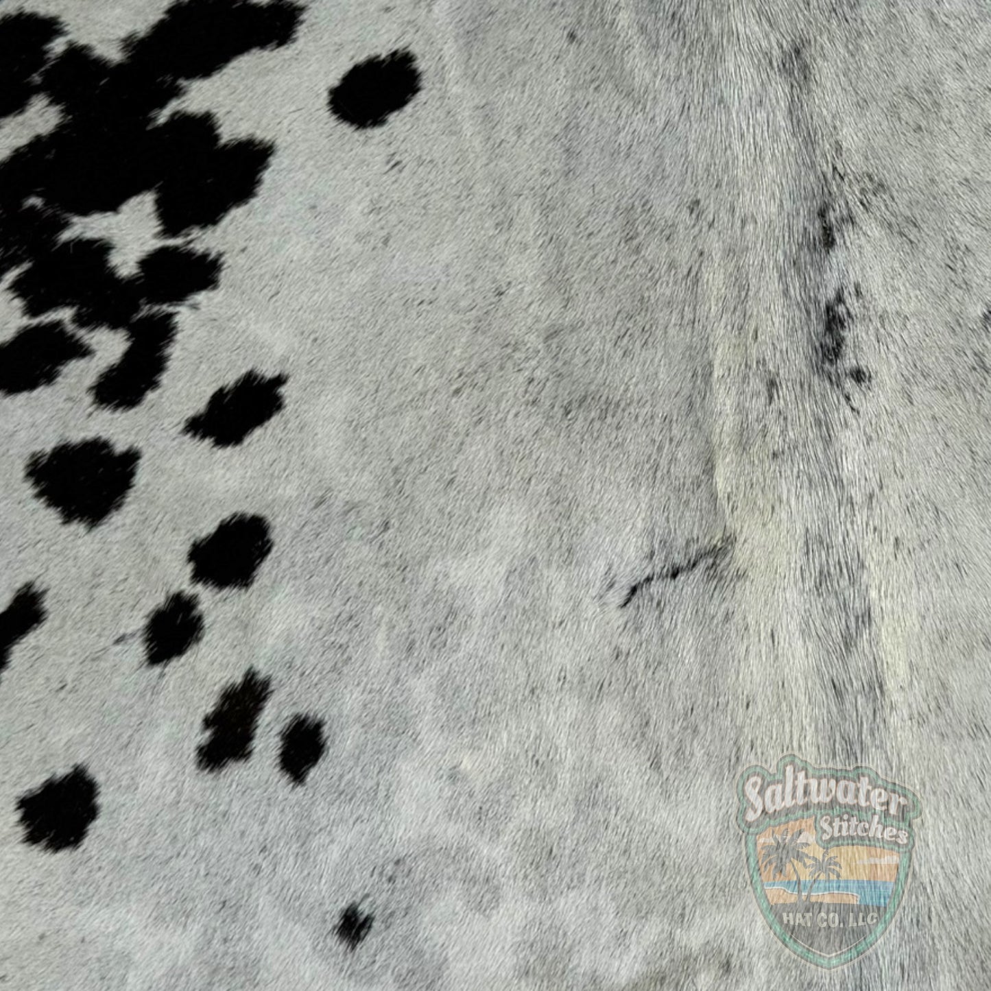 Black & White Cowhide Panel