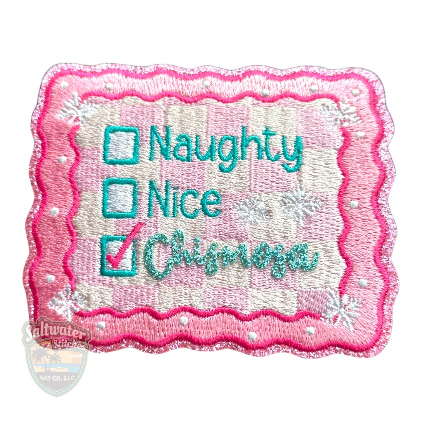 Naughty Nice Chismosa Embroidered