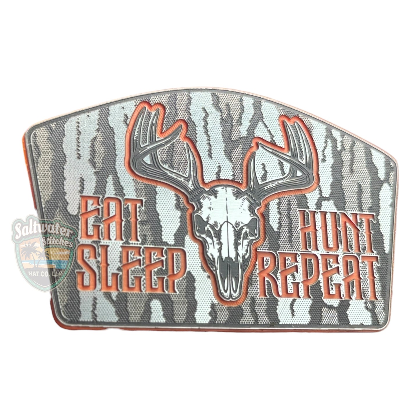 Eat Sleep Hunt Repeat trilayer acrylic