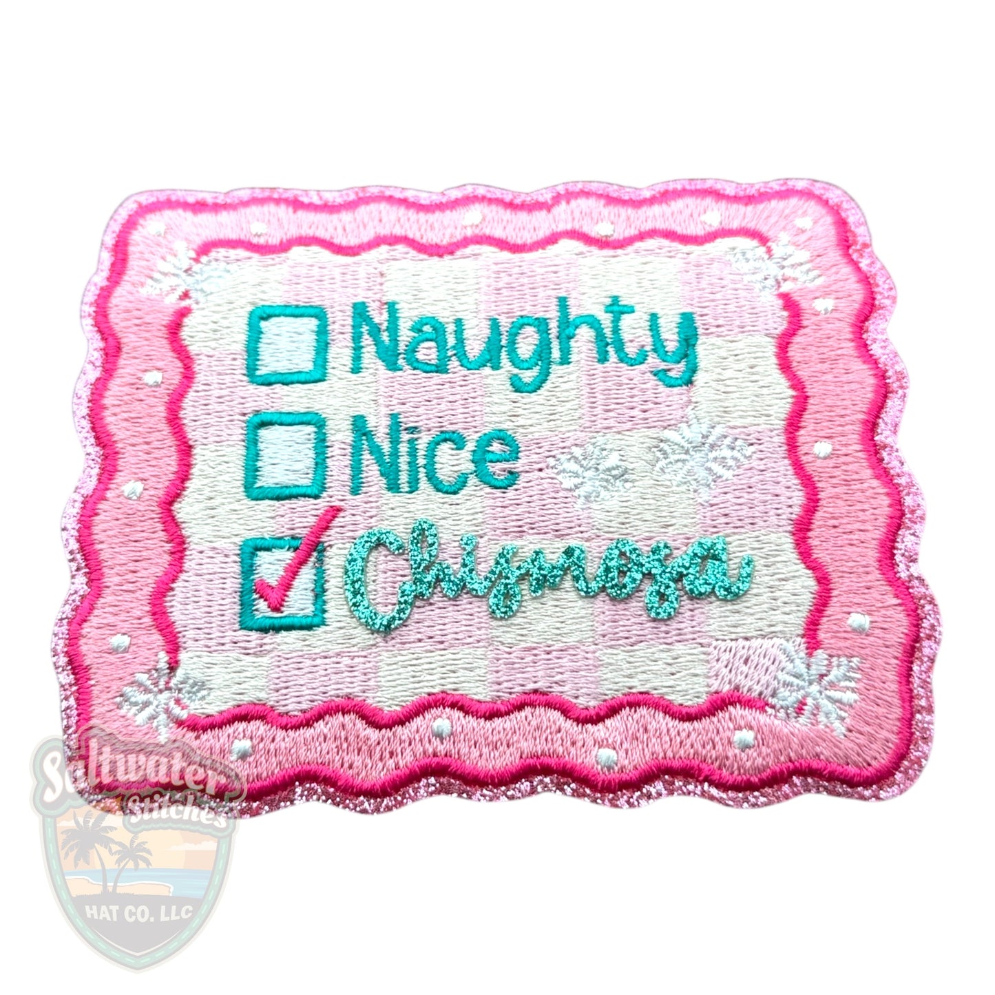 Naughty Nice Chismosa Embroidered