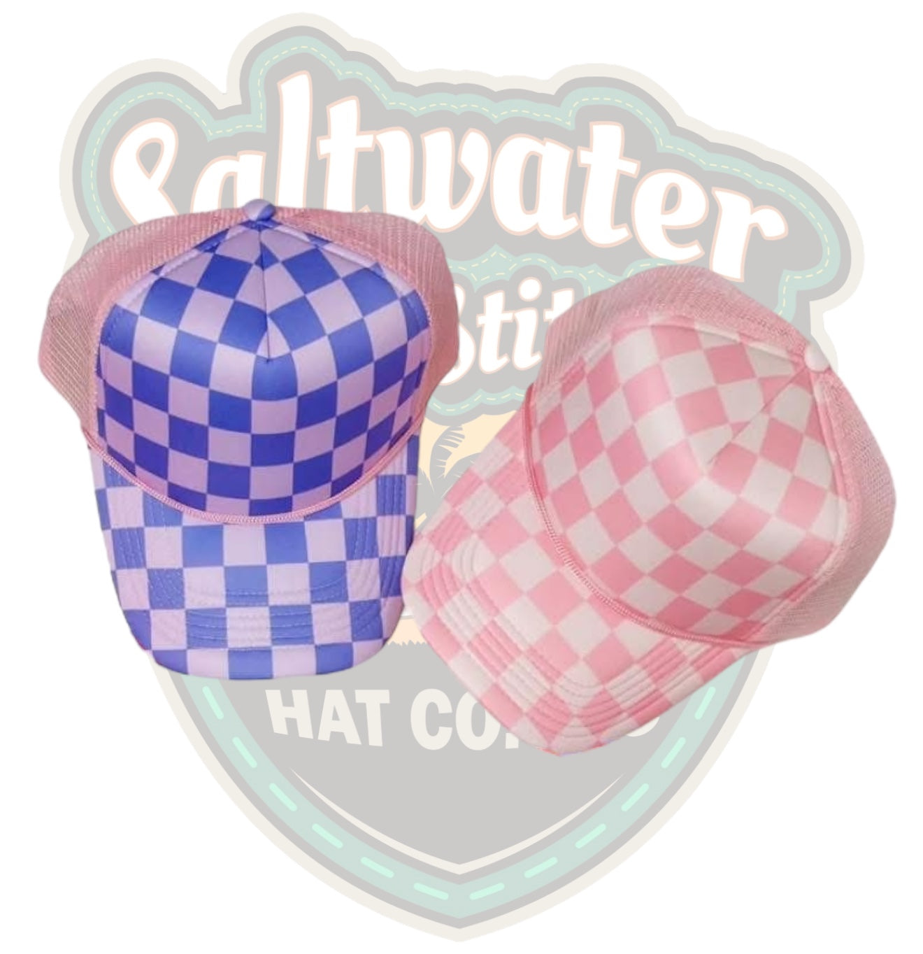 Front Checkered Hats