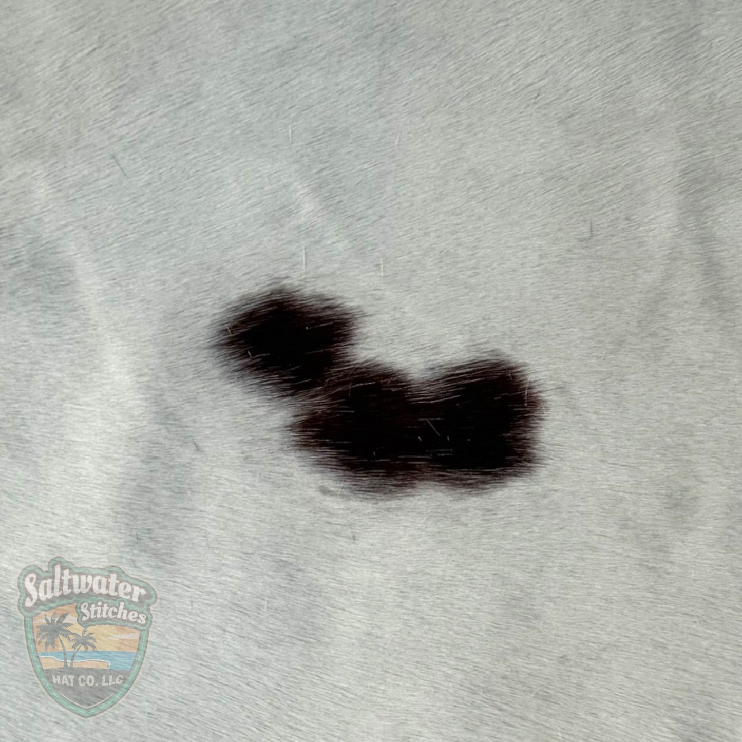 White Cowhide Panel