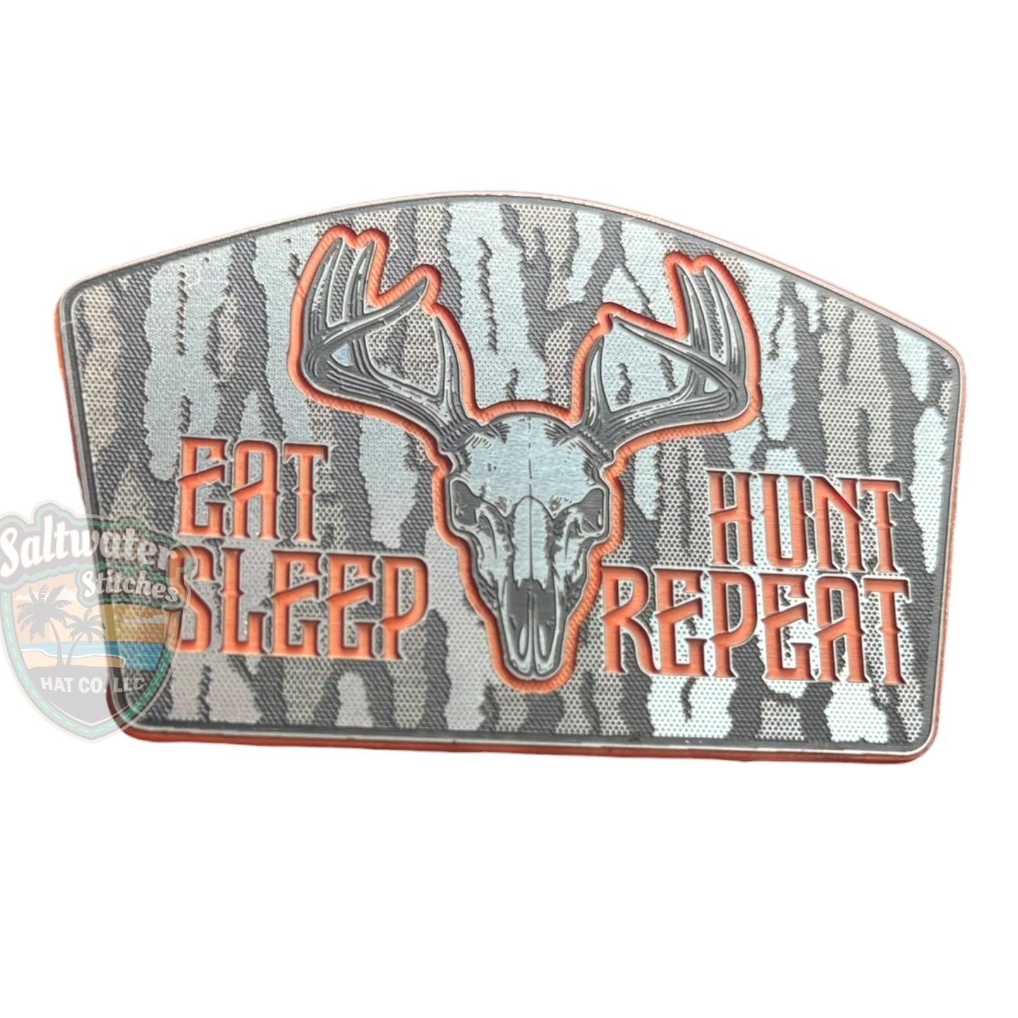Eat Sleep Hunt Repeat trilayer acrylic