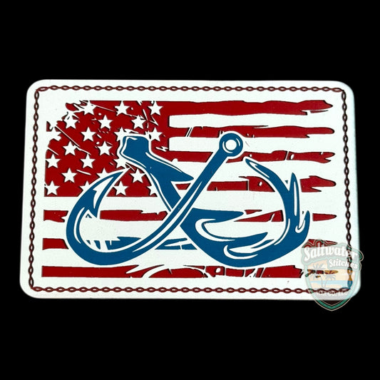 Fishing, hunting, Freedom acrylic