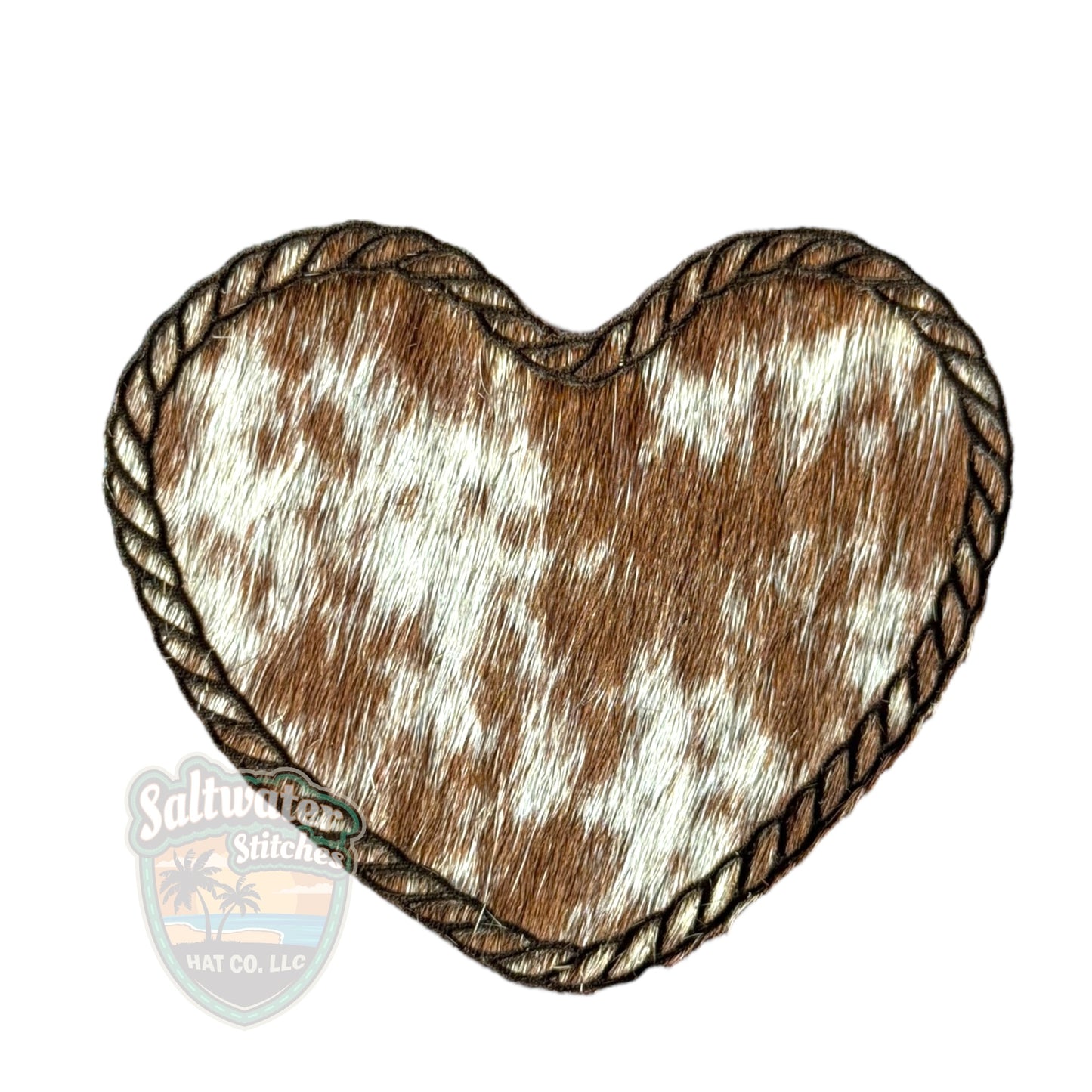Cowhide- rope heart 2