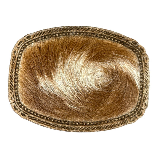 COWHIDE- blank belt buckle 1