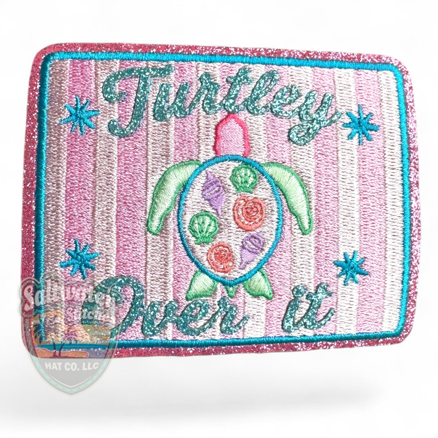 Turtley Over It Embroidered Hat Patch | Limited Batch