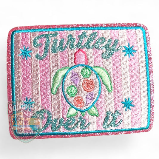 Turtley Over It Embroidered Hat Patch | Limited Batch