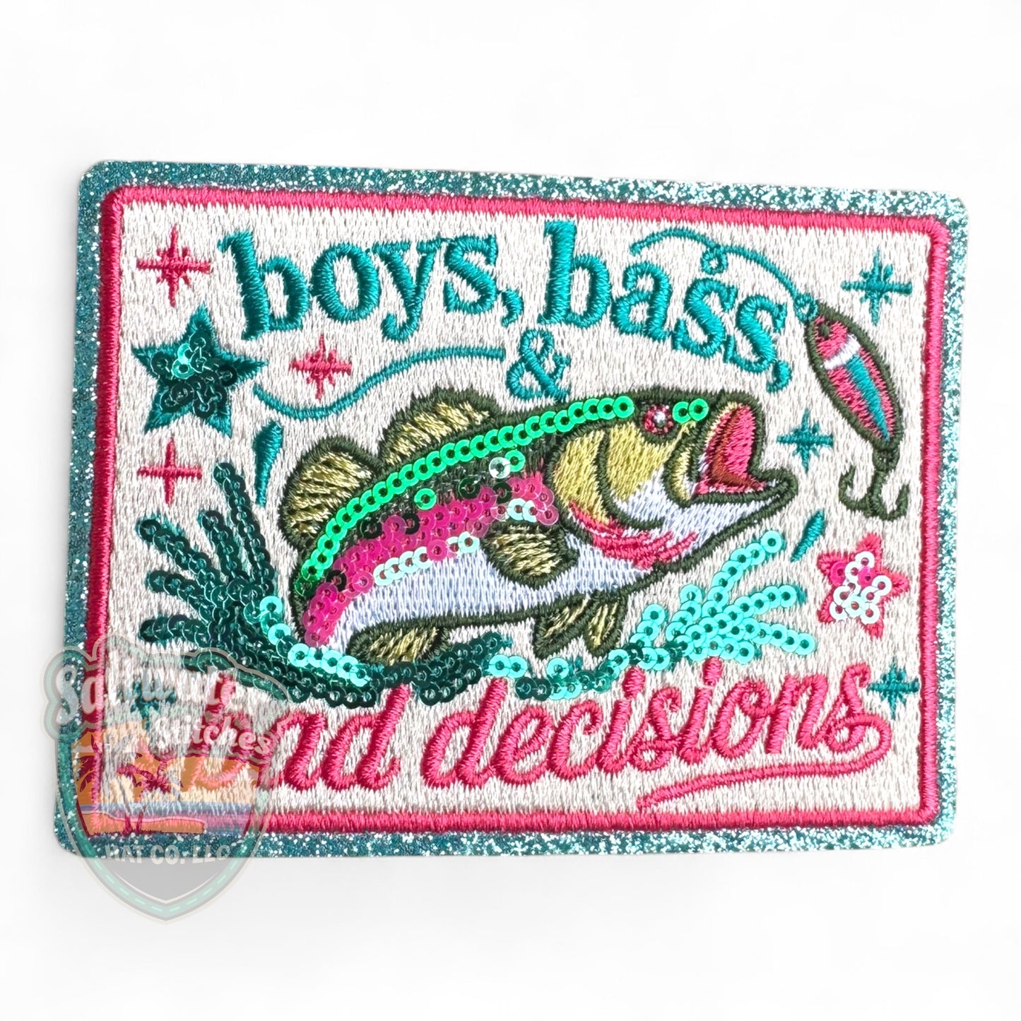 Boys, Bass & Bad Decisions Embroidered Hat Patch | Limited Batch