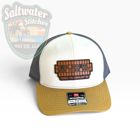 FAFO “Things You Shouldn’t Do” Richardson 112 Trucker Hat