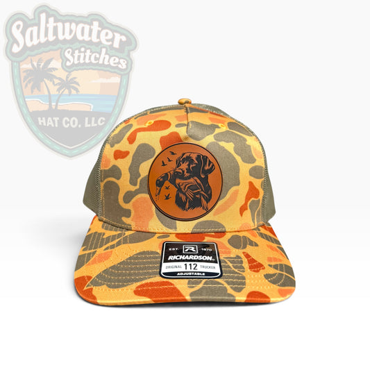 Duck Hunting Lab Camo Richardson 112 Trucker Hat
