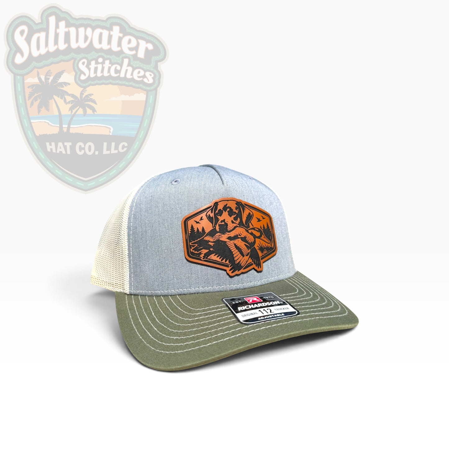 Duck Hunting Lab Richardson 112 Trucker Hat