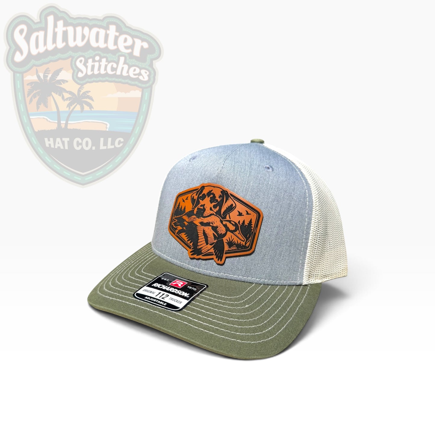 Duck Hunting Lab Richardson 112 Trucker Hat