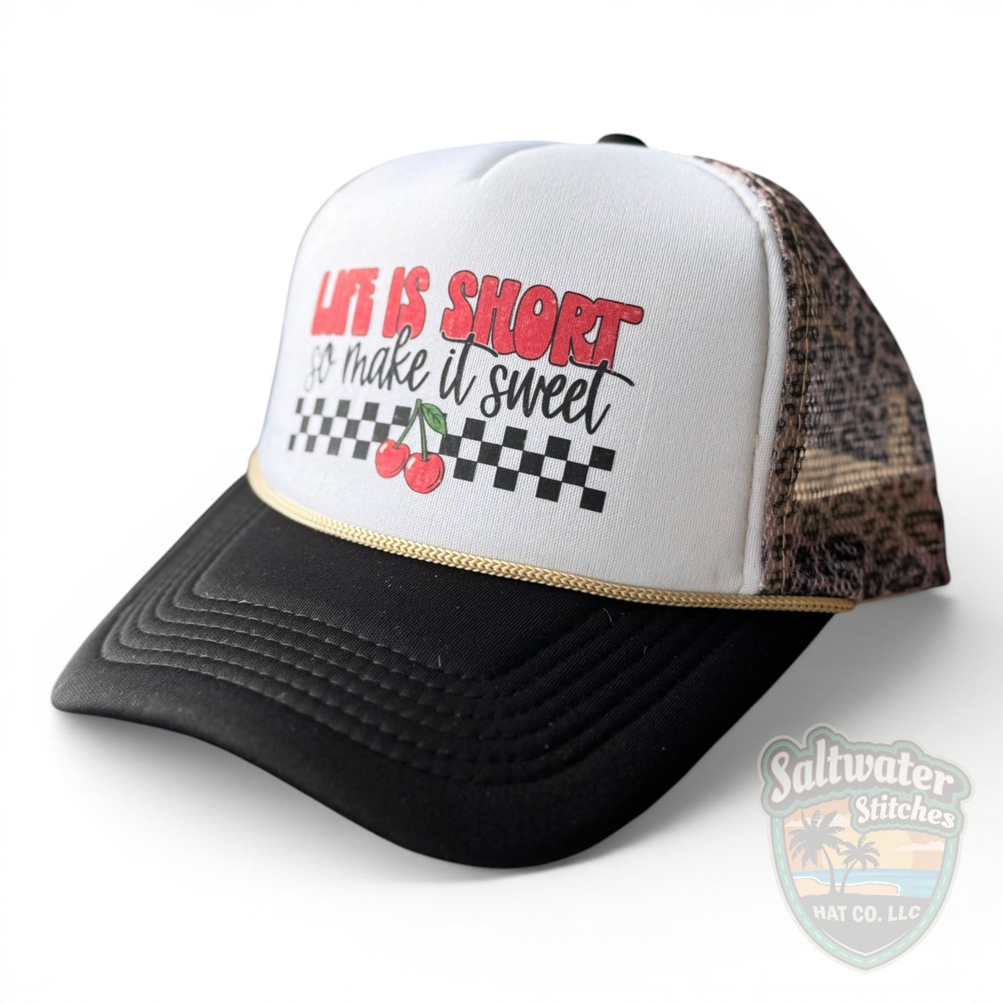Make It Sweet Foam Trucker Hat – Retro Cherry Western Hat