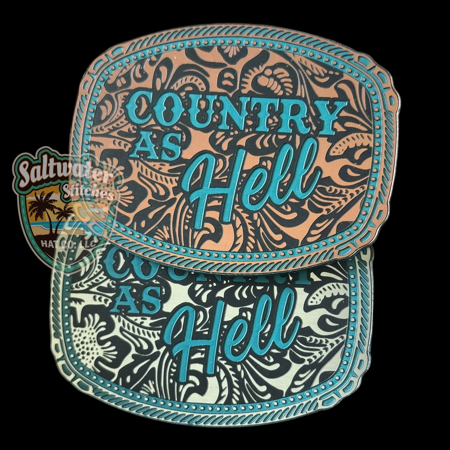 Country As Hell acrylic