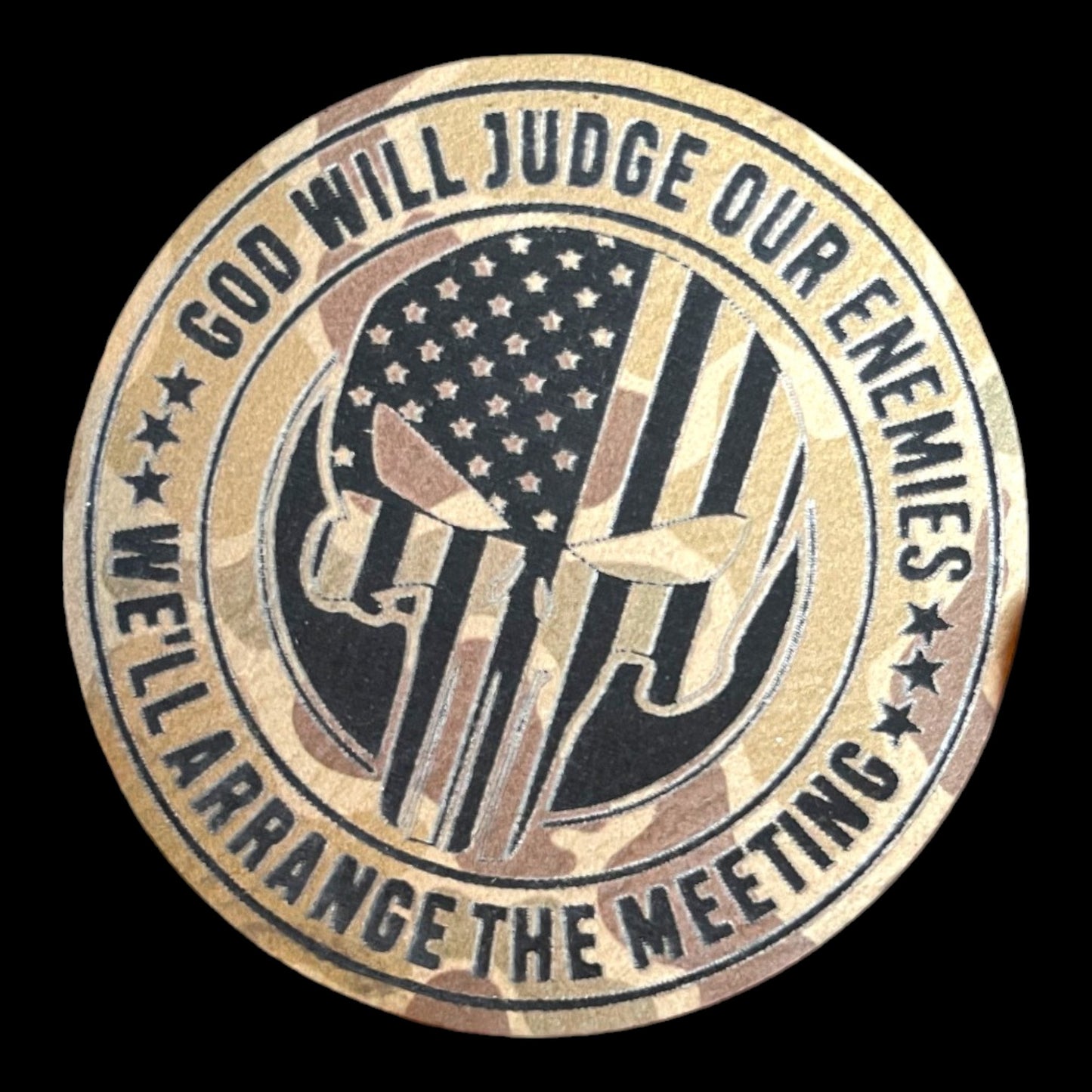 America! - God will judge our enemies- Duck Camo
